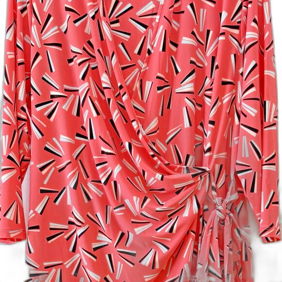 Anne Klein Women's (2X) Faux Wrap Blouse, 3/4 Sleeves, Career & Casual, NWOT - Picture 5 of 11